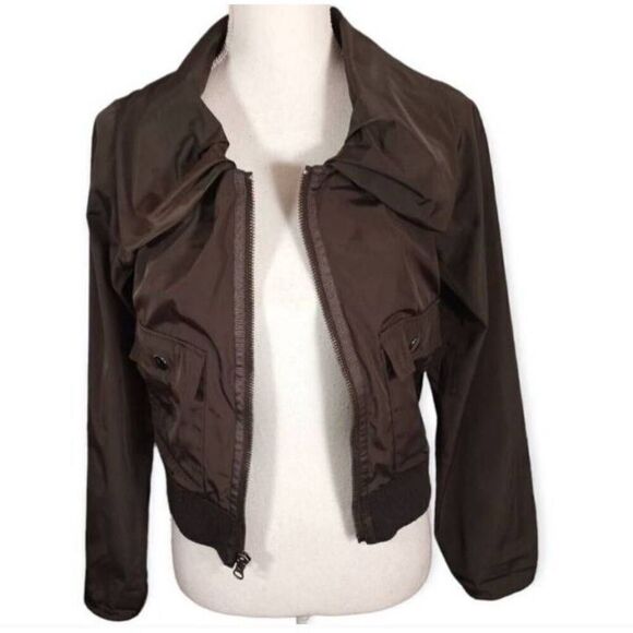SIMPLY VERA VERA WANG GRAY/BROWN JACKET SZ.XS EUC. - Picture 6 of 9